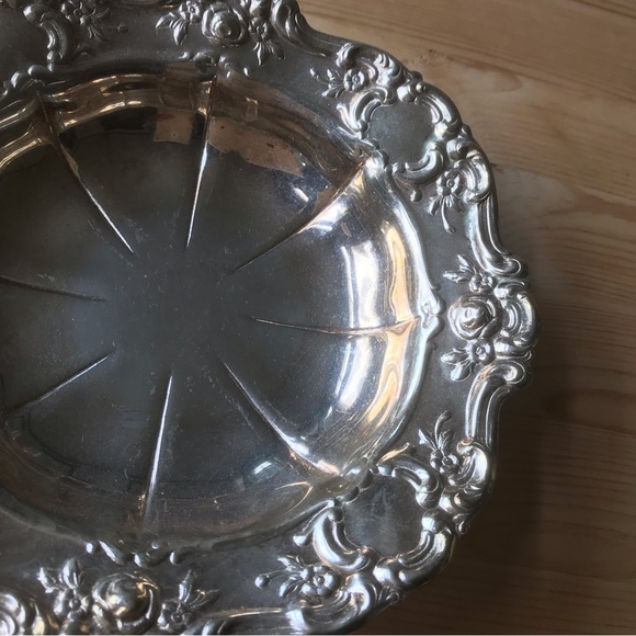 vintage silver platter - Picture 3 of 6